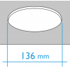 Downlight con LED COB 15 W 230 V blanco frio